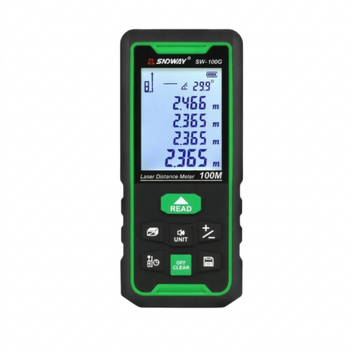 Máy Đo Khoảng Cách Laser SNDWAY SW-100G 100m Tia Xanh