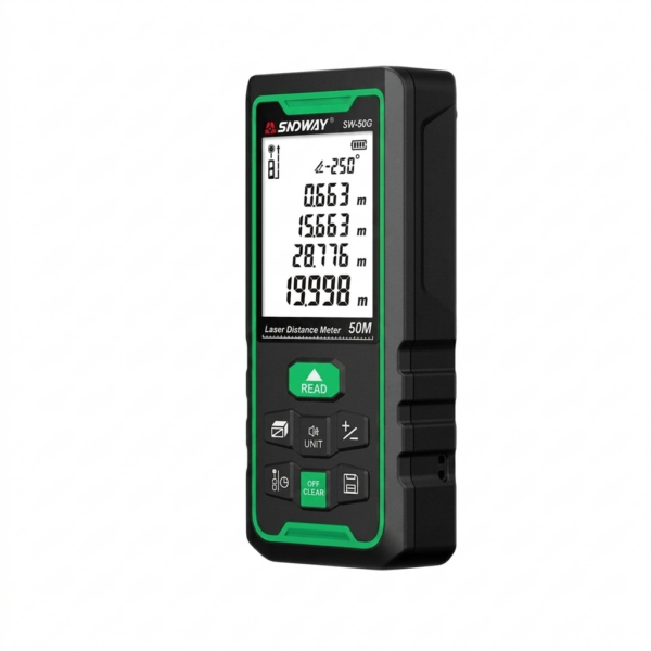 02-sndway-sw-50g-1 Máy Đo Khoảng Cách Laser SNDWAY SW-50G 50m Tia Xanh